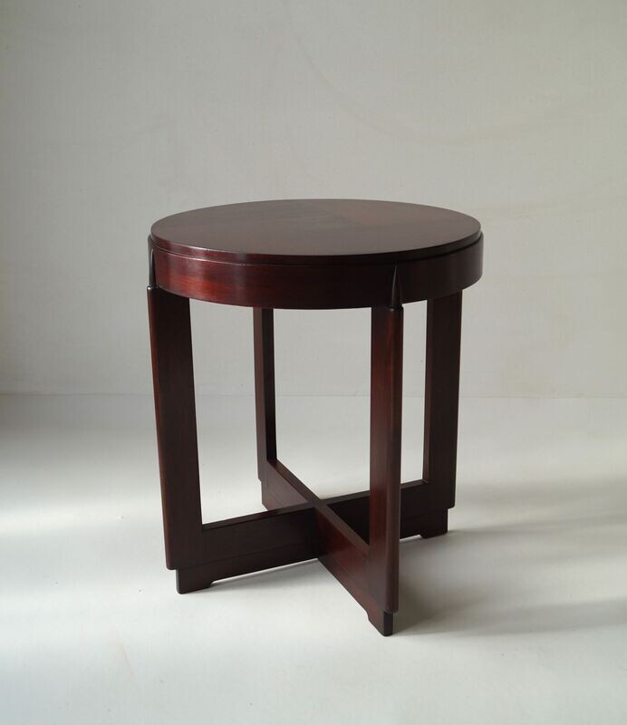 Dutch Art Deco Amsterdam School Occasional Table, 1920s