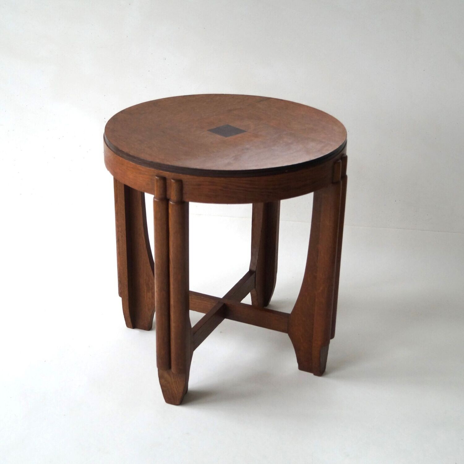 Dutch Art Deco Amsterdamse School Occasional Table, 1930s