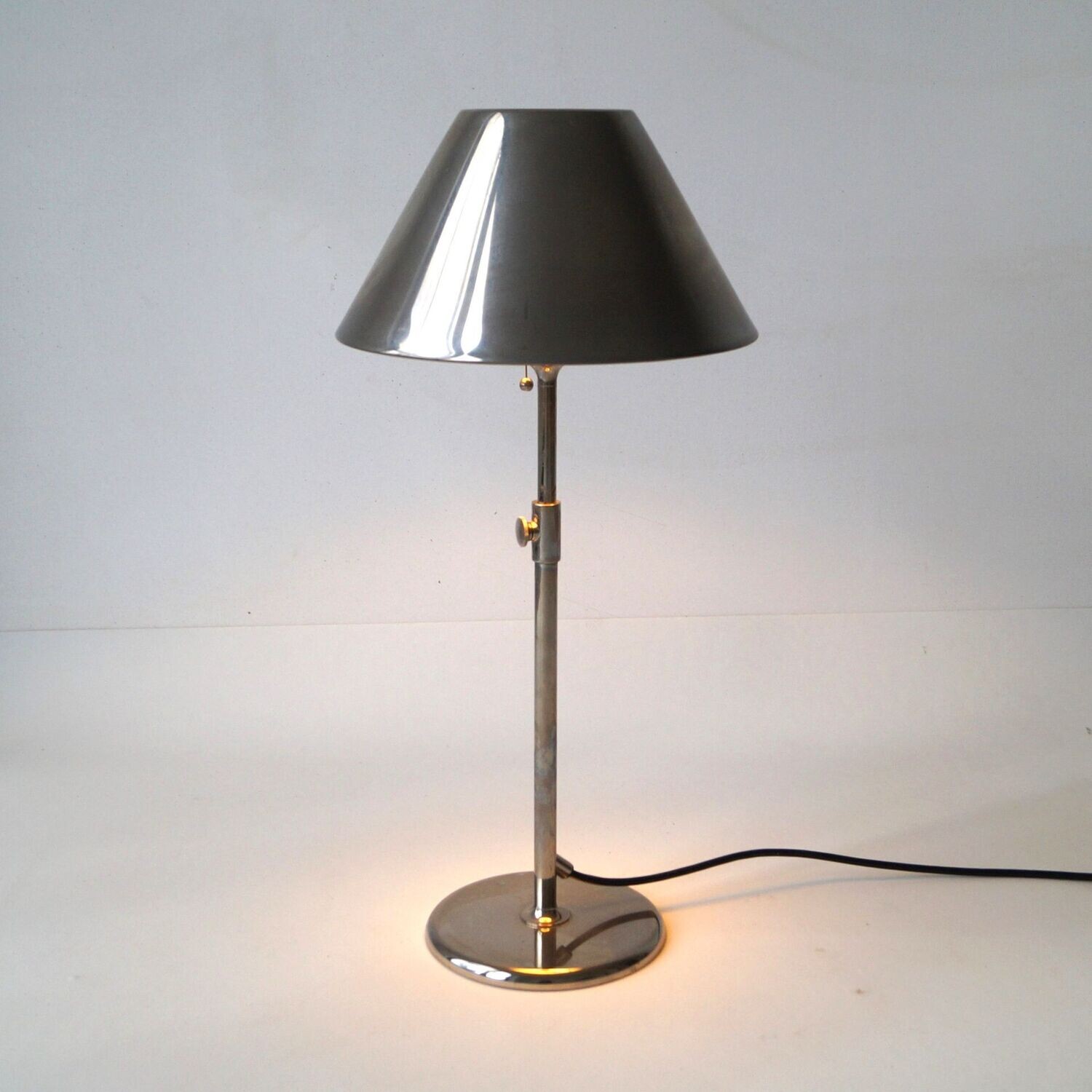 Minimalist Desk Lamp by Florian Schulz, 1970s