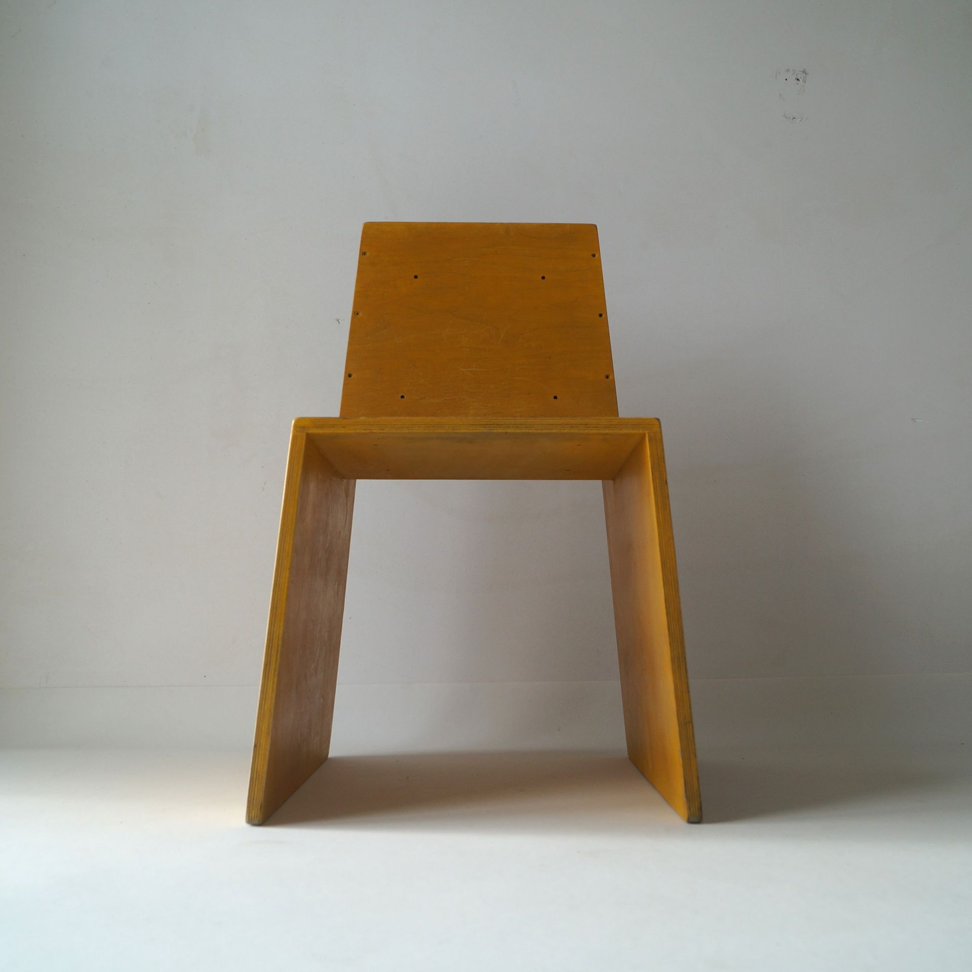 Modernist Dutch Plywood chair, 1970s, Netherlands