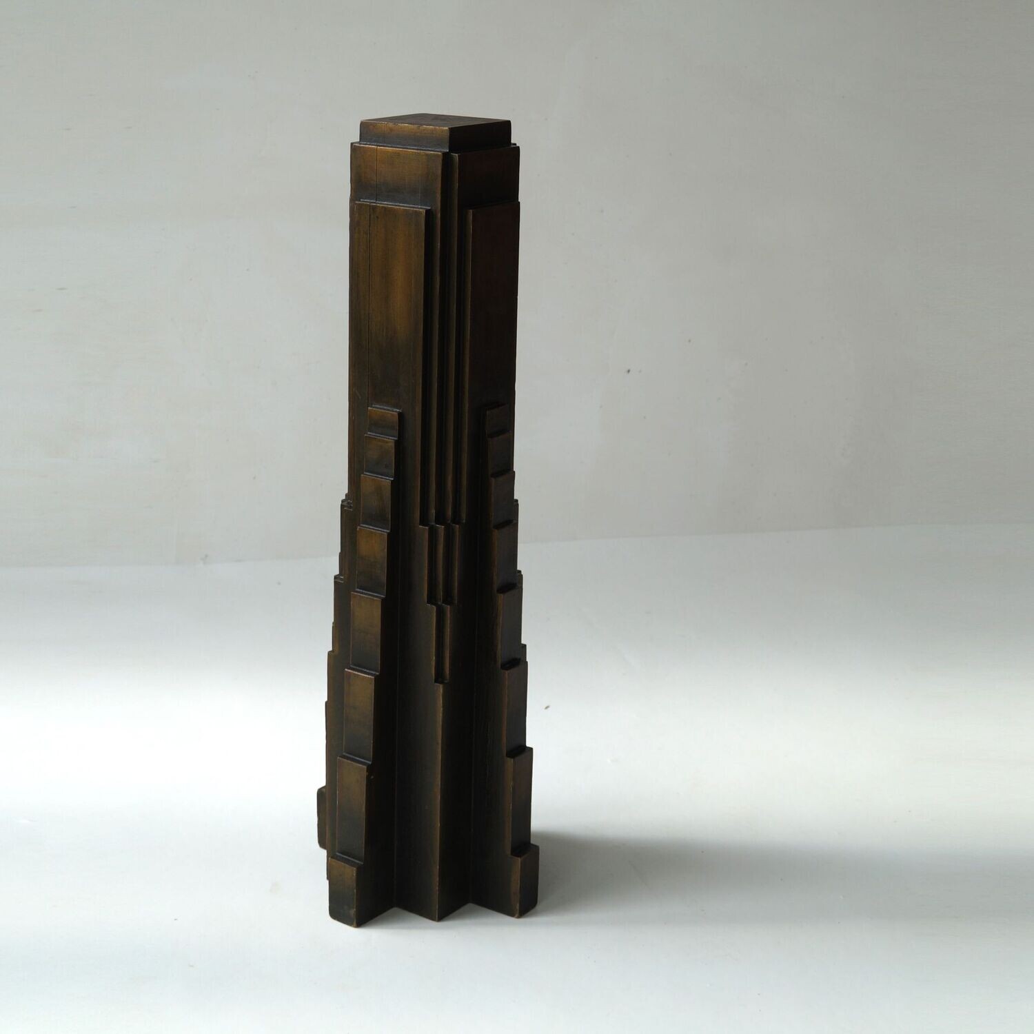 Modernist Art Deco pedestal or plinth, 1930s, Belgium
