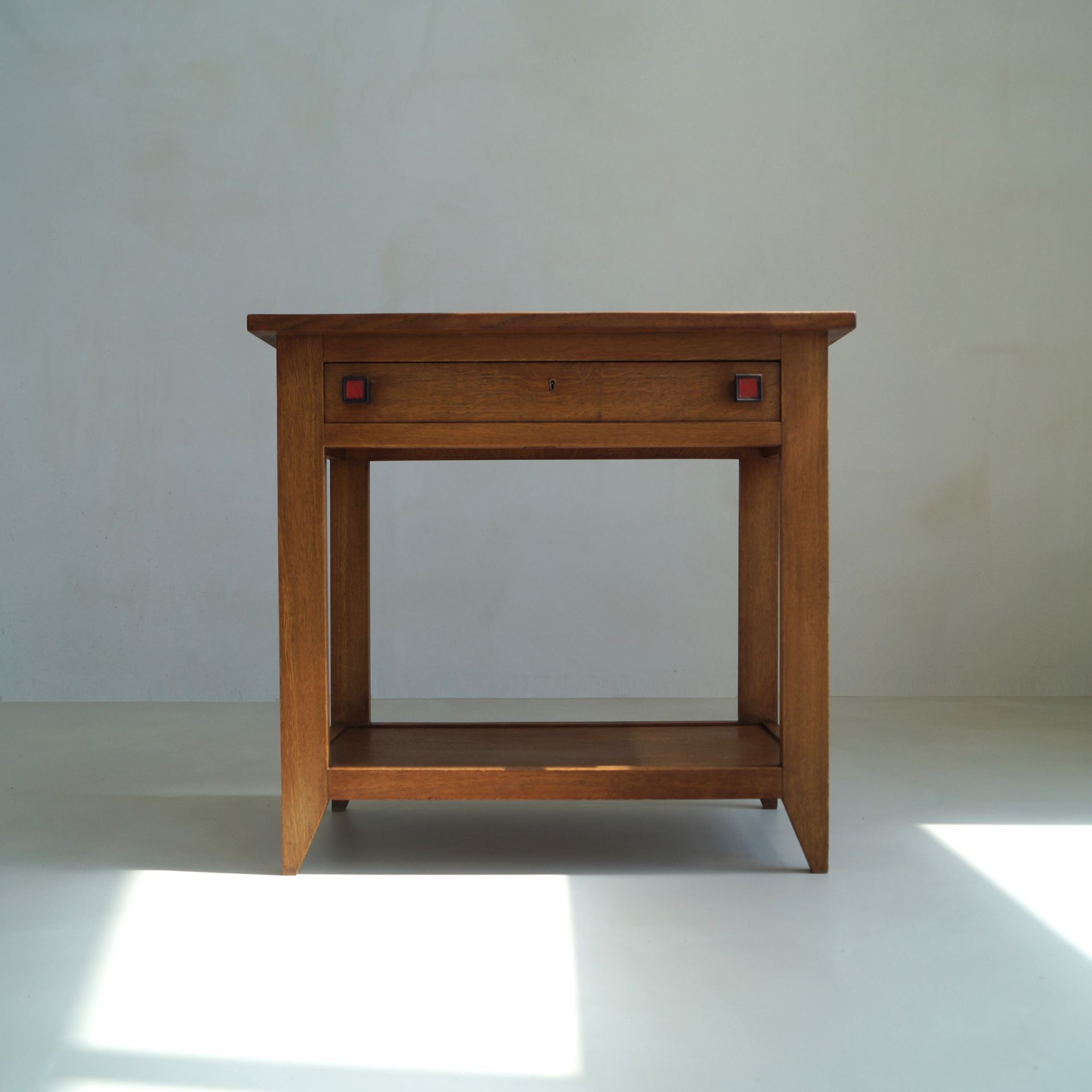 Haagse School Dutch Art Deco side or serving table by Wouda for Pander, 1920s