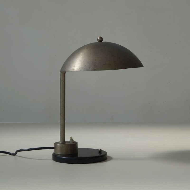 Modernist desk lamp by Kurt Versen for Daalderop, 1940s