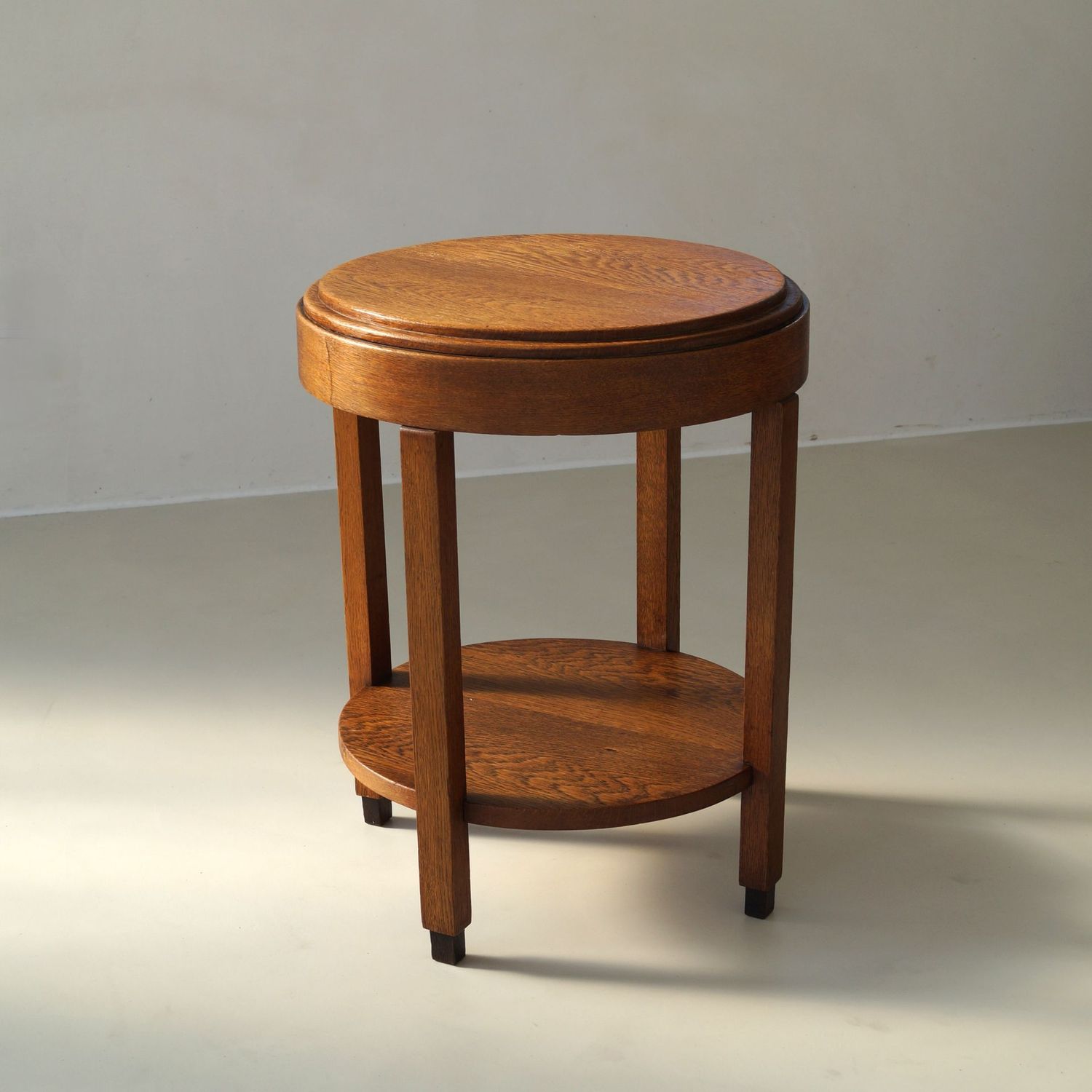 Dutch Art Deco Amsterdam School  round side table, 1920s