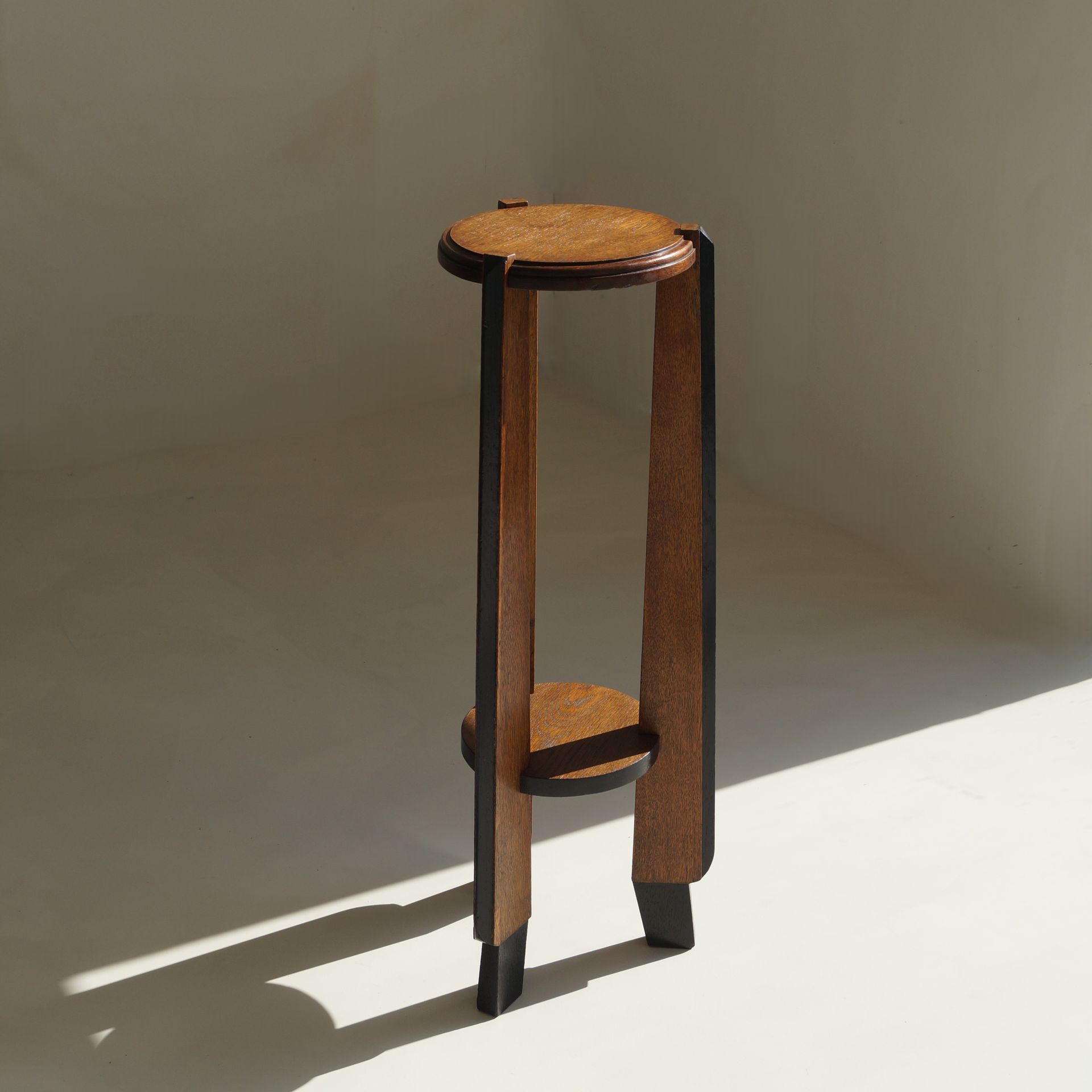 Dutch Art Deco Amsterdam School  pedestal or plant table , 1920s