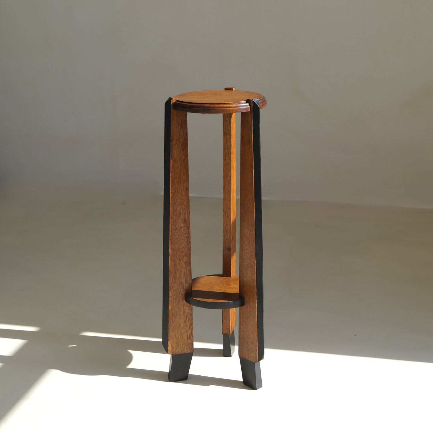 Dutch Art Deco Amsterdam School  pedestal or plant table , 1920s
