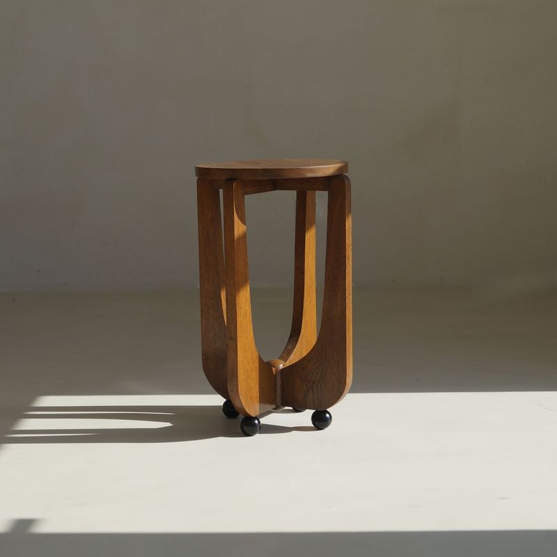 Dutch Art Deco Amsterdam School occasional table, 1920