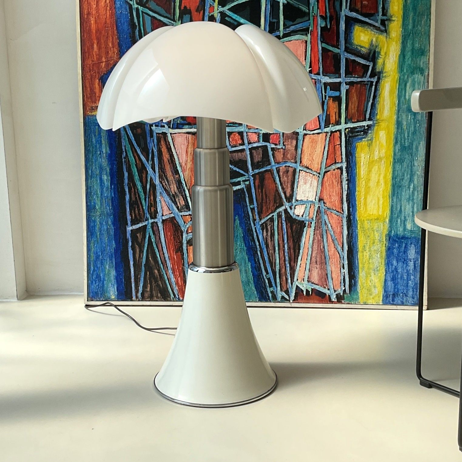 Pipistrello Grande Lamp by Gae Aulenti for Martinelli Luce, 1980s