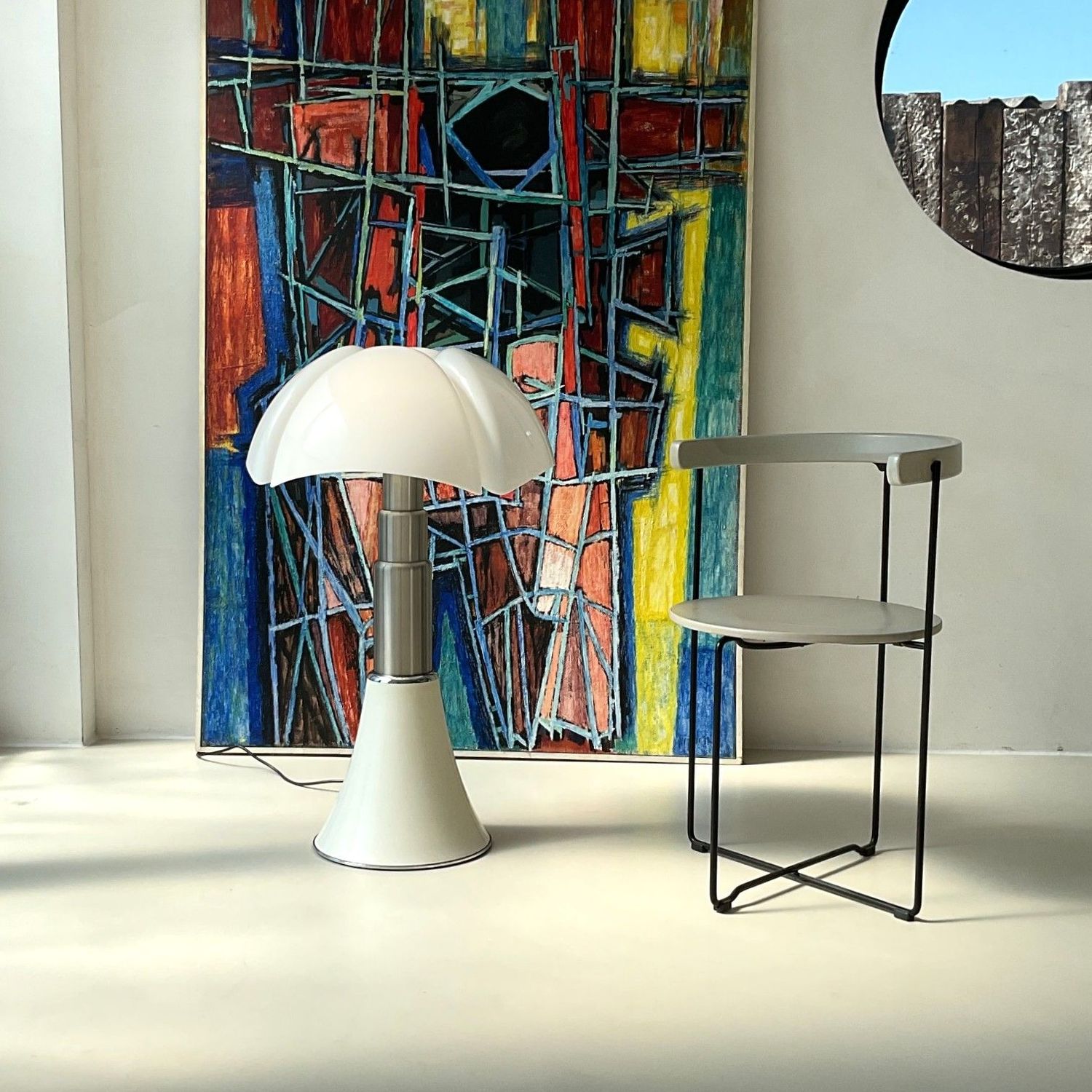 Pipistrello Grande Lamp by Gae Aulenti for Martinelli Luce, 1980s