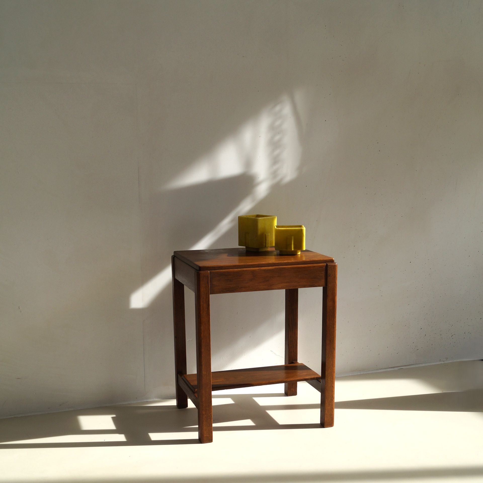 Dutch Art Deco rectangular occasional table in oak, 1920s