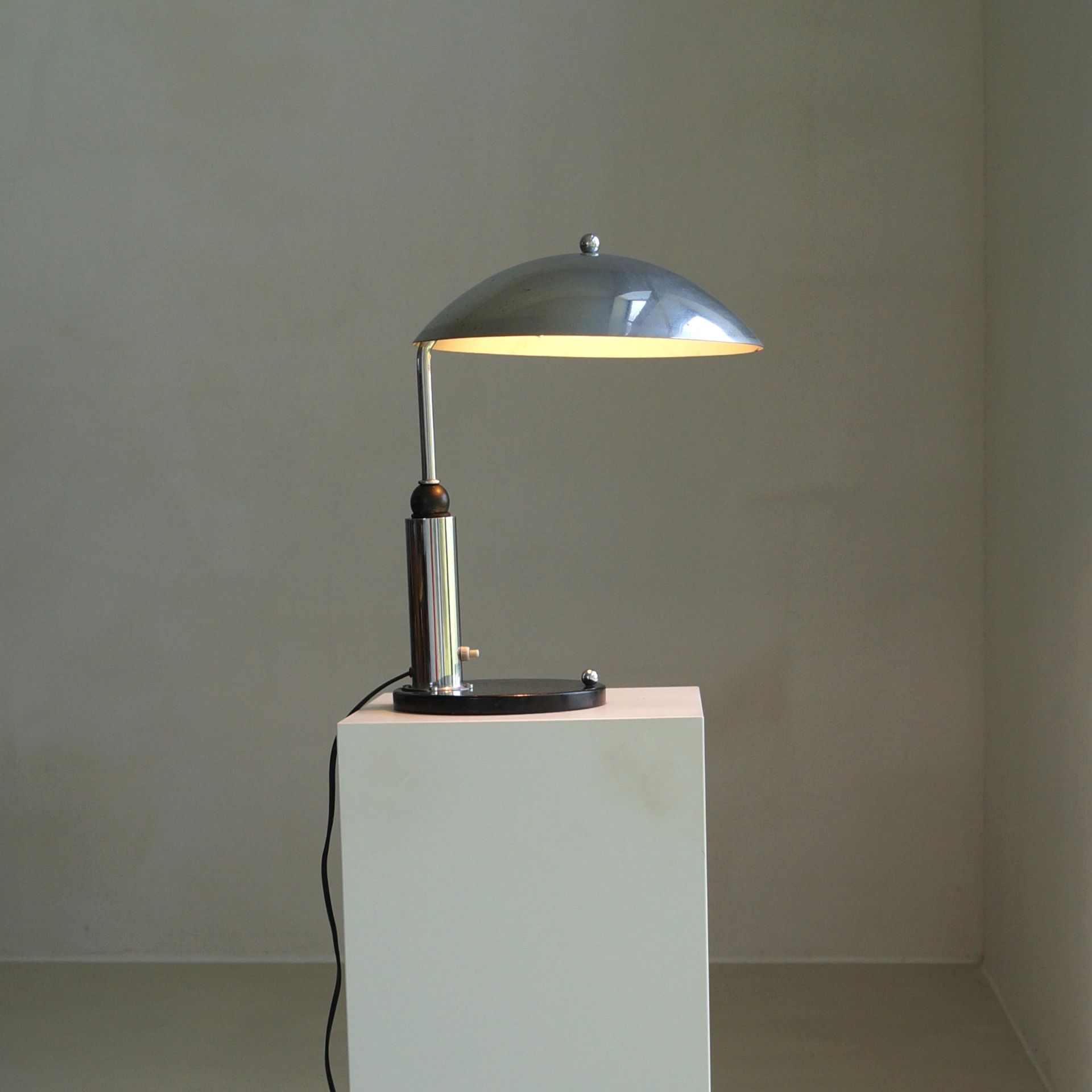 Modernist desk lamp by Kurt Versen for Daalderop, 1930s