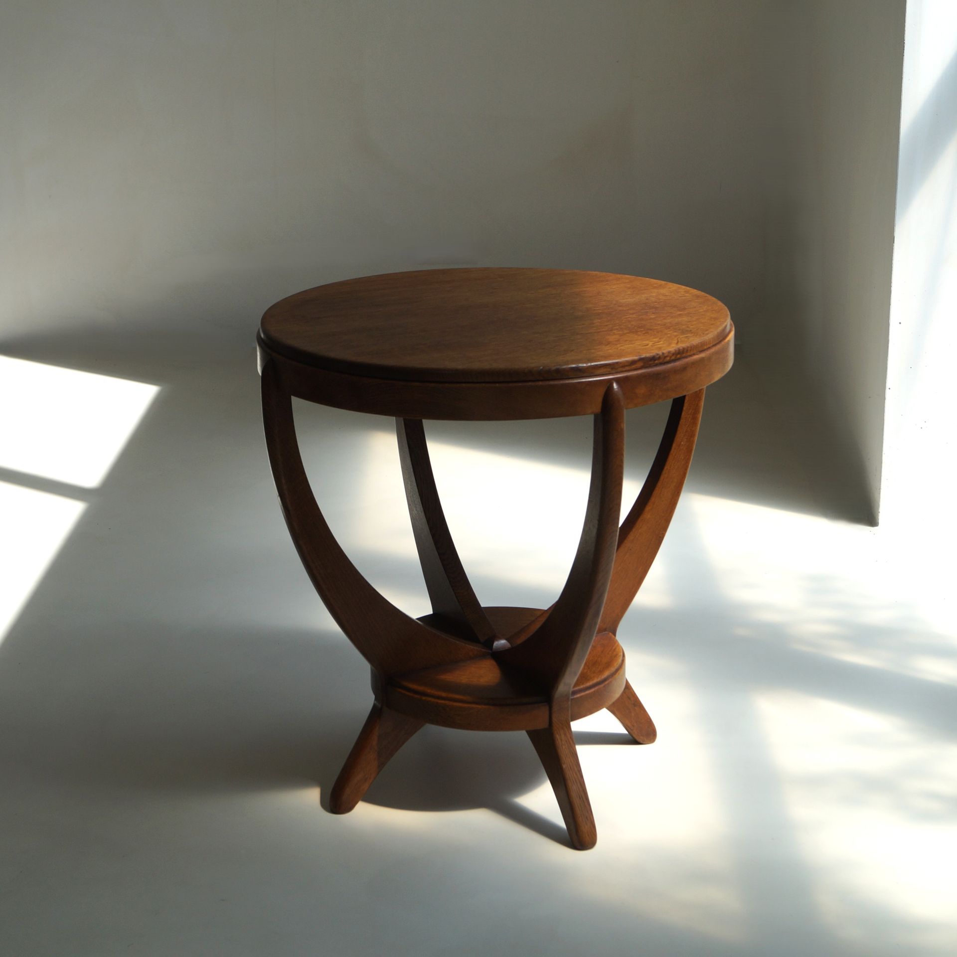 Amsterdam School occasional table by A.F. van der Weij for L.O.V. Oosterbeek, 1920s