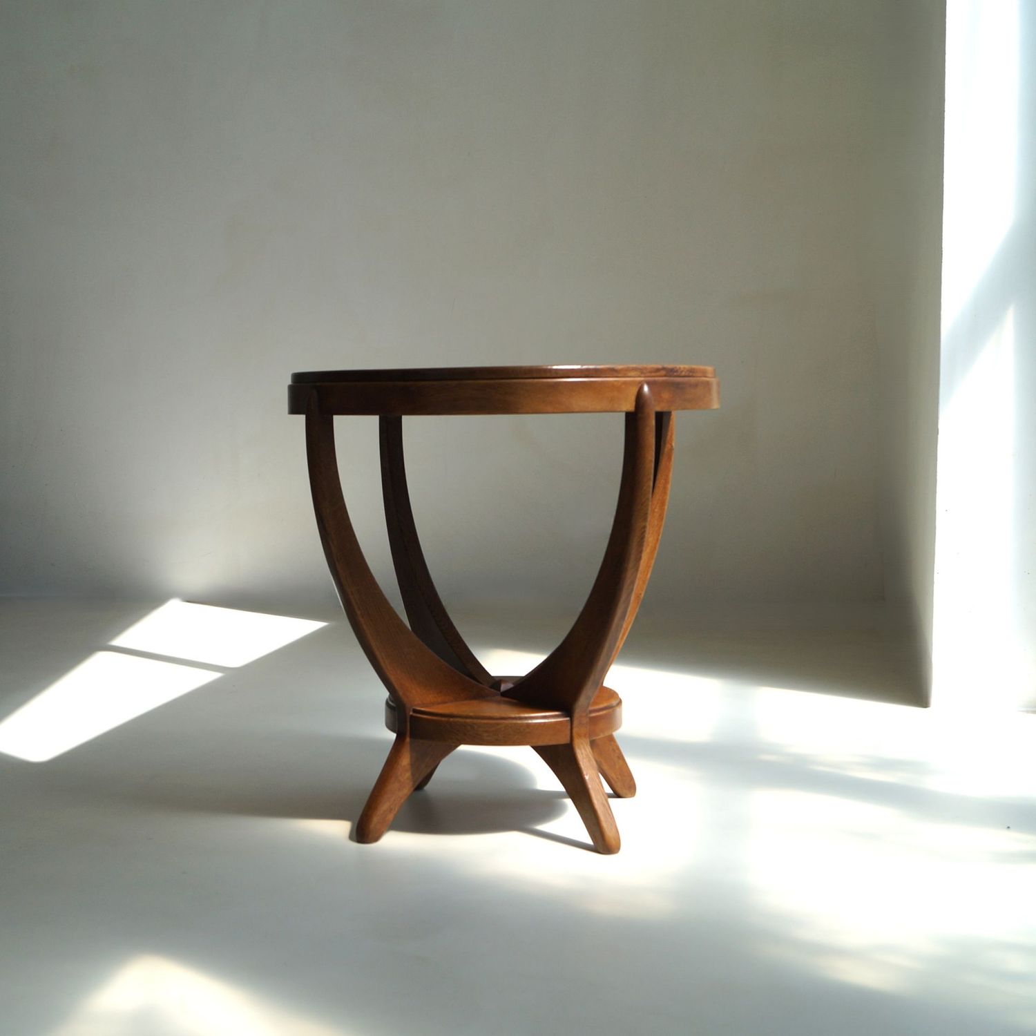 Amsterdam School occasional table by A.F. van der Weij for L.O.V. Oosterbeek, 1920s