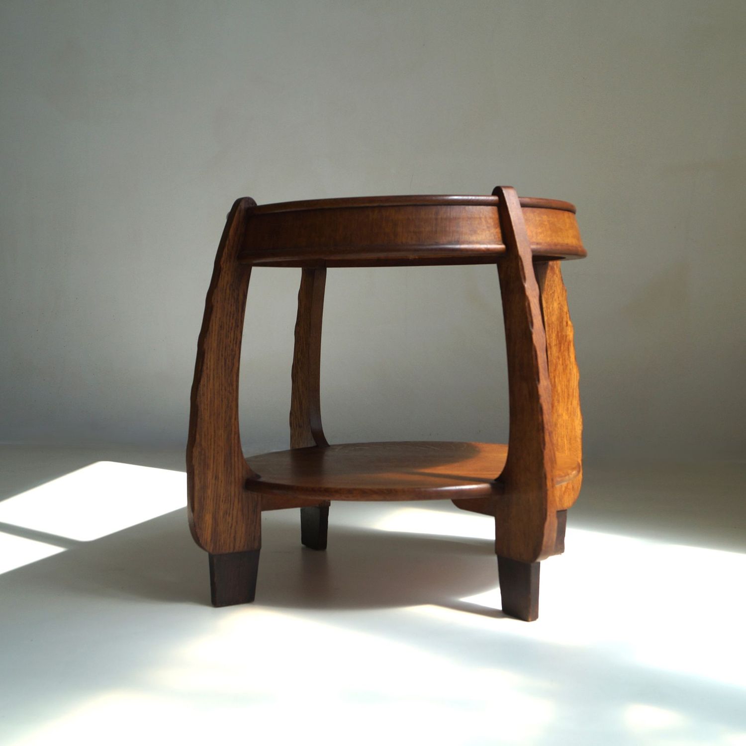 Rare Amsterdam School Art Deco side table by N.V. Hero de Groot, 1920s