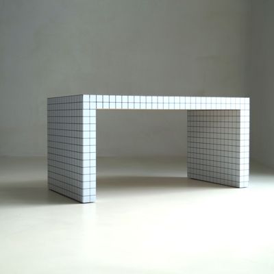 First Edition Superstudio 'Quaderna' console table or bench, 1970s