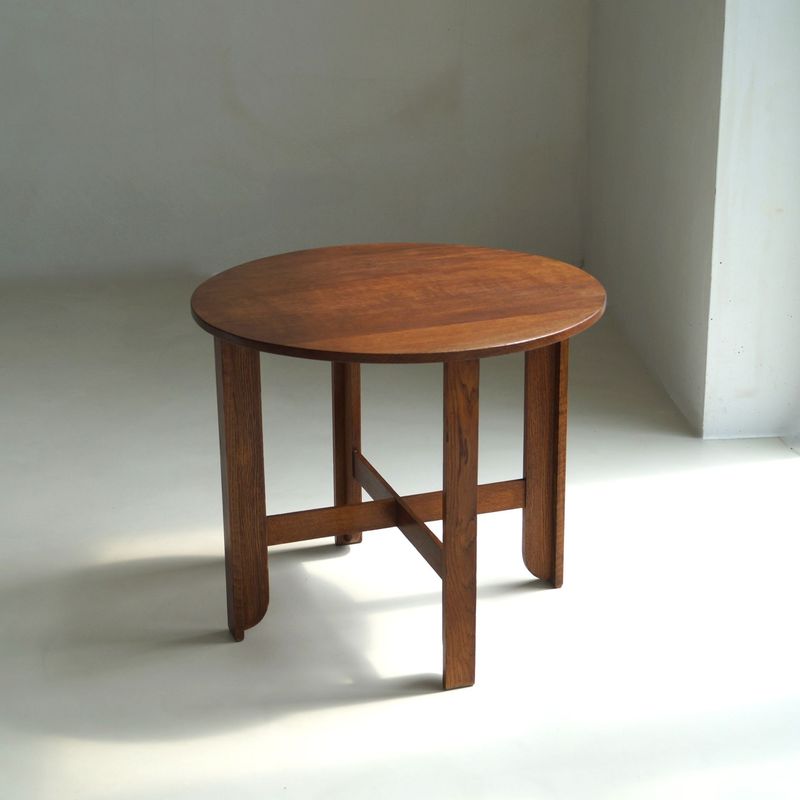 Dutch Art Deco Haagse School coffee table or side table attributed to H.Wouda, 1920s