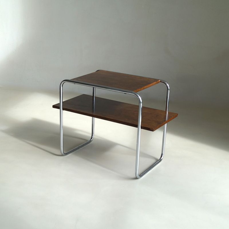 Marcel Breuer B12 table, under Thonet license by “Wschód”, Zadziele, Poland