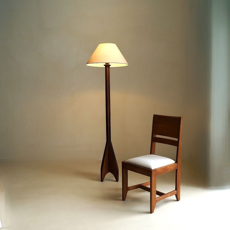 Dutch Art Deco Haagse School side chair by Hendrik Wouda for Pander, 1920s