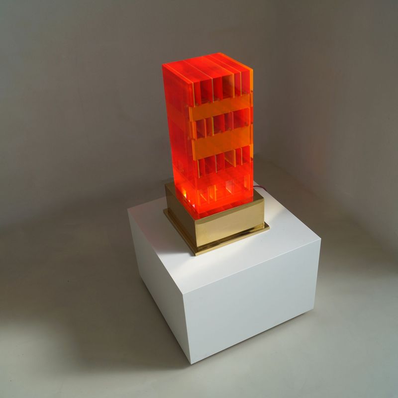 Large ''DNA'' table or floor lamp by Studio Superego, Italy, 2023