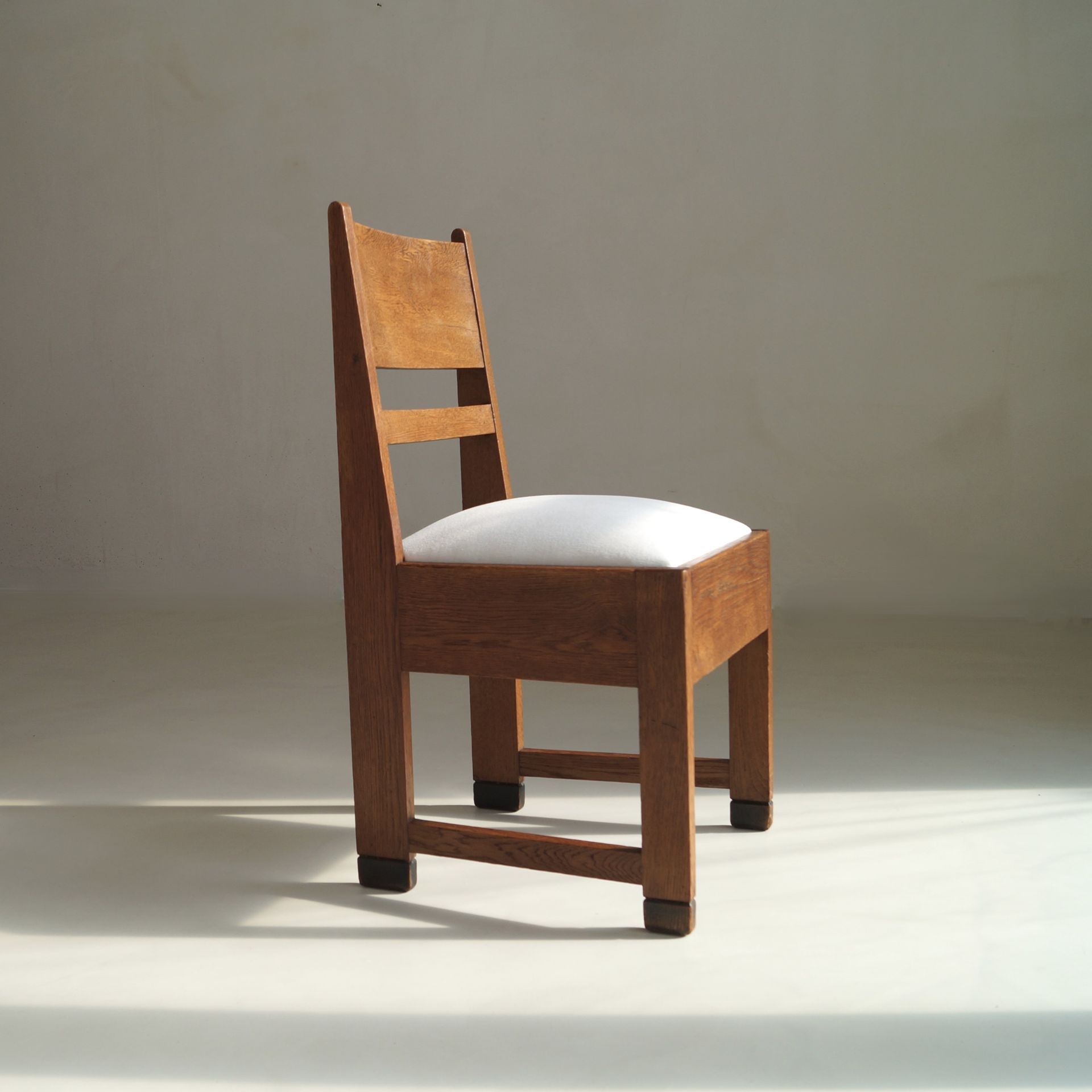 Rare Dutch Art Deco side chair by Bas van Pelt, 1920s