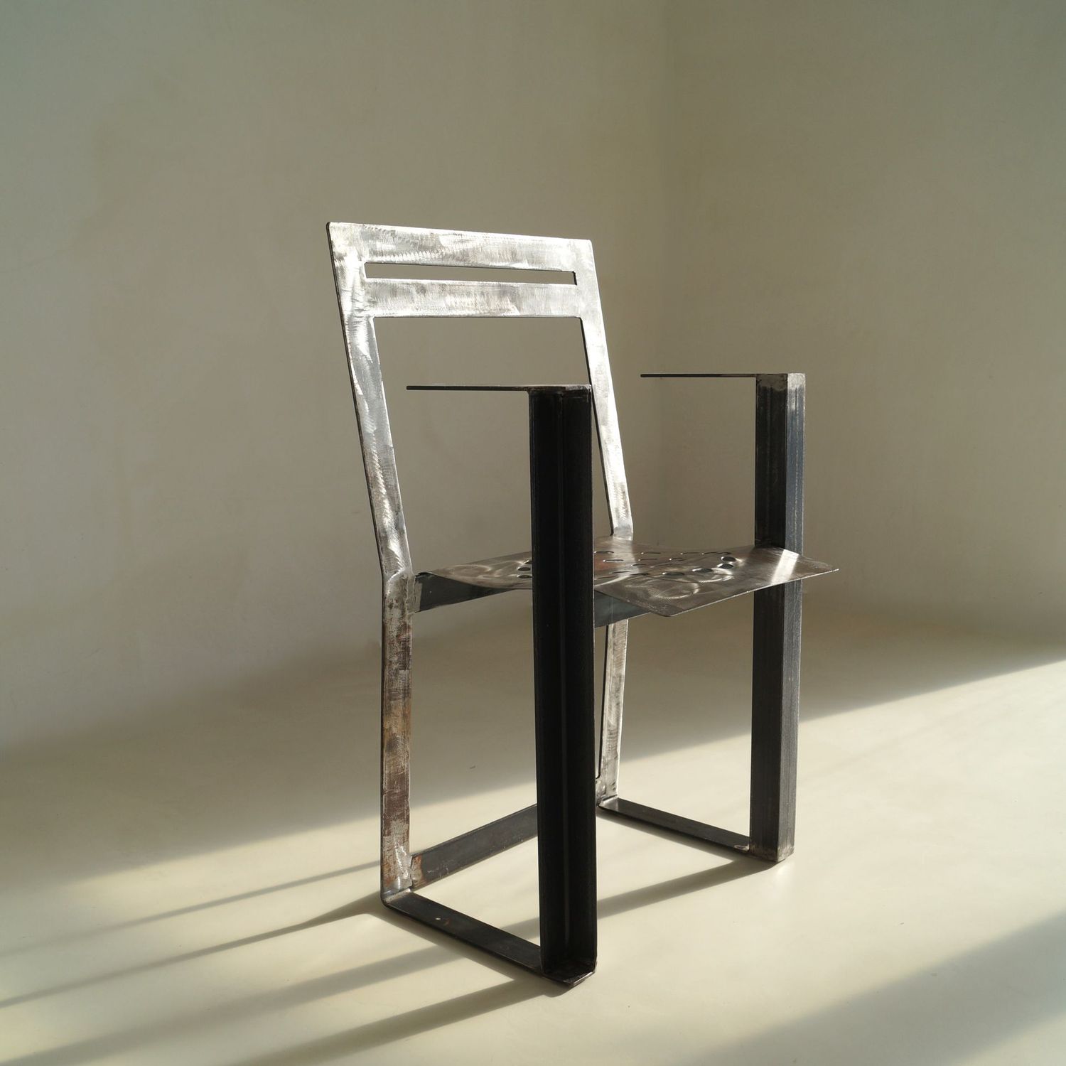 Modernist Steel Chair by Albert in 't Veld, 1980s