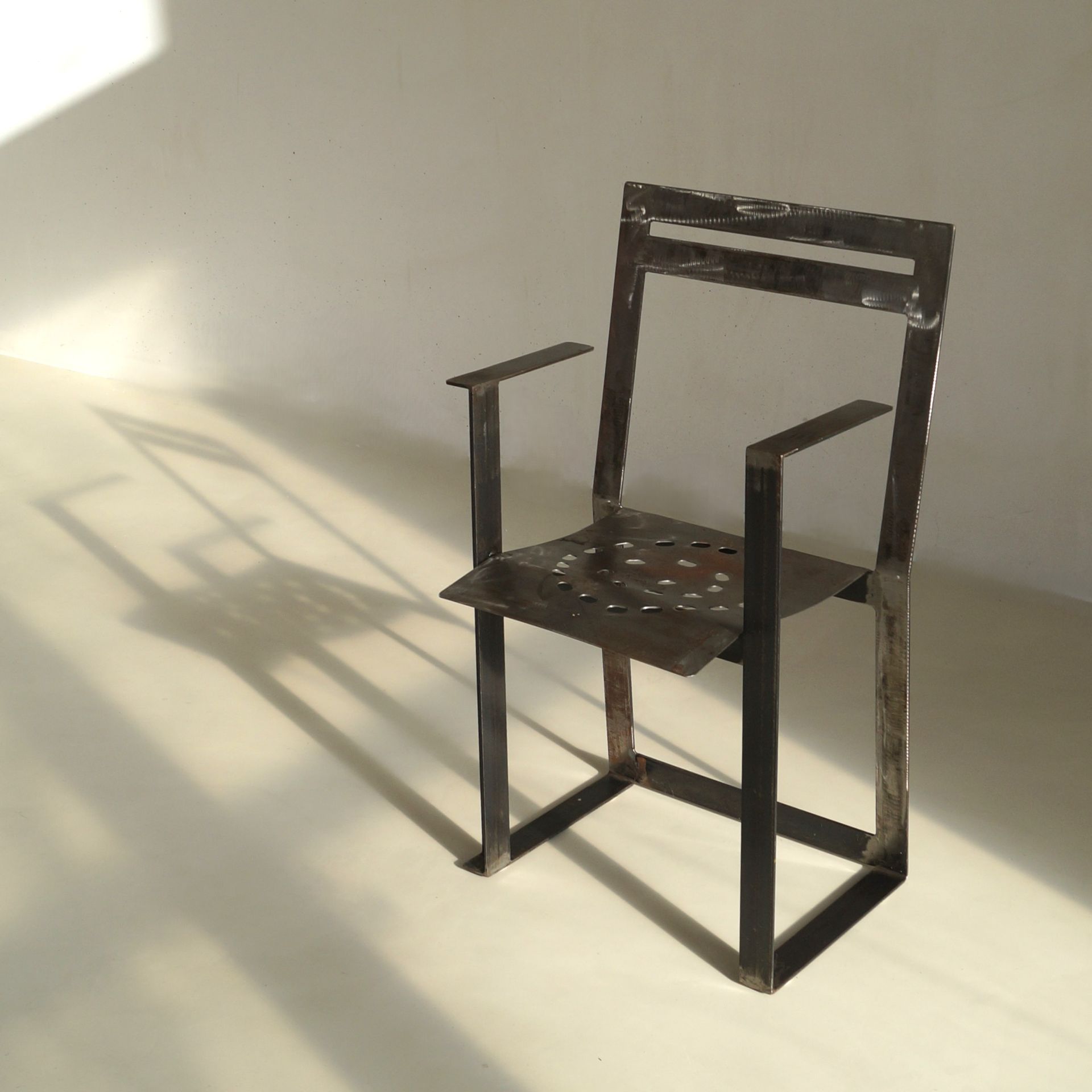 Modernist Steel Chair by Albert in 't Veld, 1980s