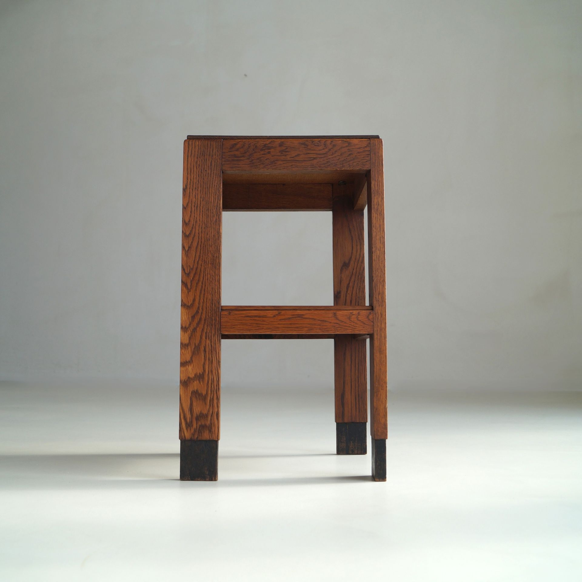 Dutch Art Deco modernist square occasional table, 1920s