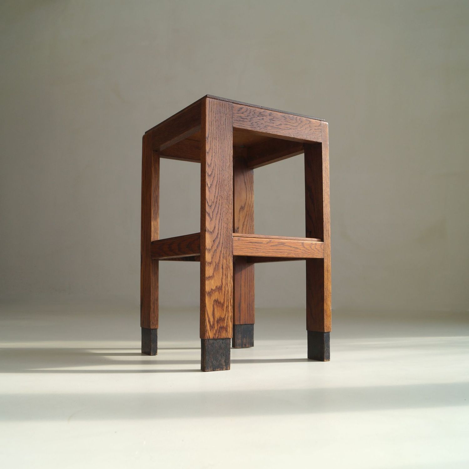 Dutch Art Deco modernist square occasional table, 1920s