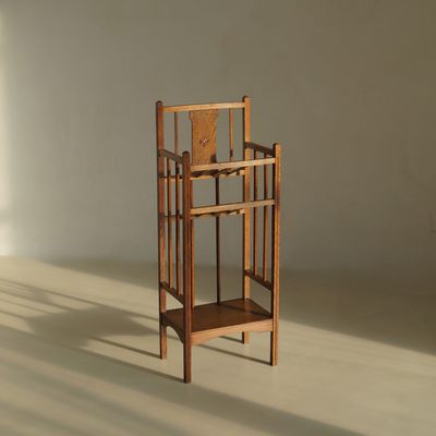 Dutch Art Deco/Nieuwe Kunst Magazine Rack, 1920s Dutch Art Deco/Nieuwe Kunst Magazine Rack, 1920s