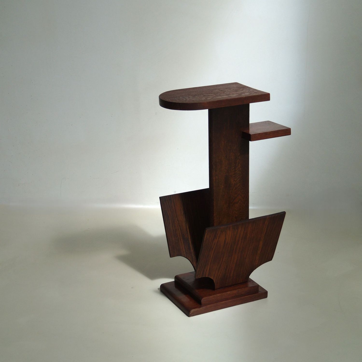 On Hold: Modernist Dutch Art Deco Magazine Stand, 1920s On Hold: Modernist Dutch Art Deco Magazine Stand, 1920s