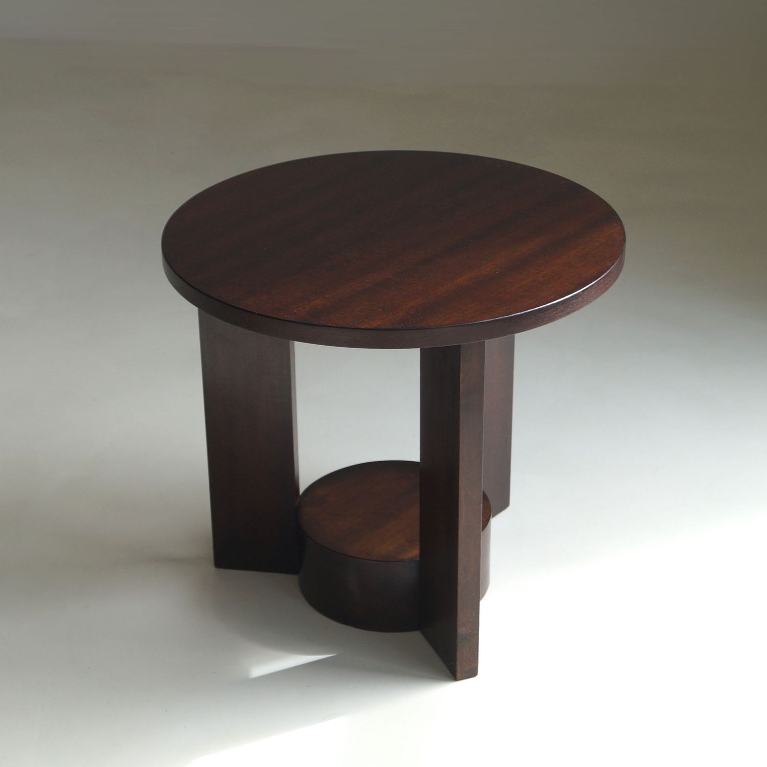 Modernist Dutch Haagse School side or end table, design by H. Kempkes, 1920s
