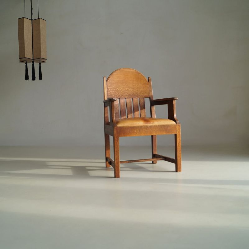 Dutch early armchair by  Hendrik Wouda for Pander & Sons, 1920s