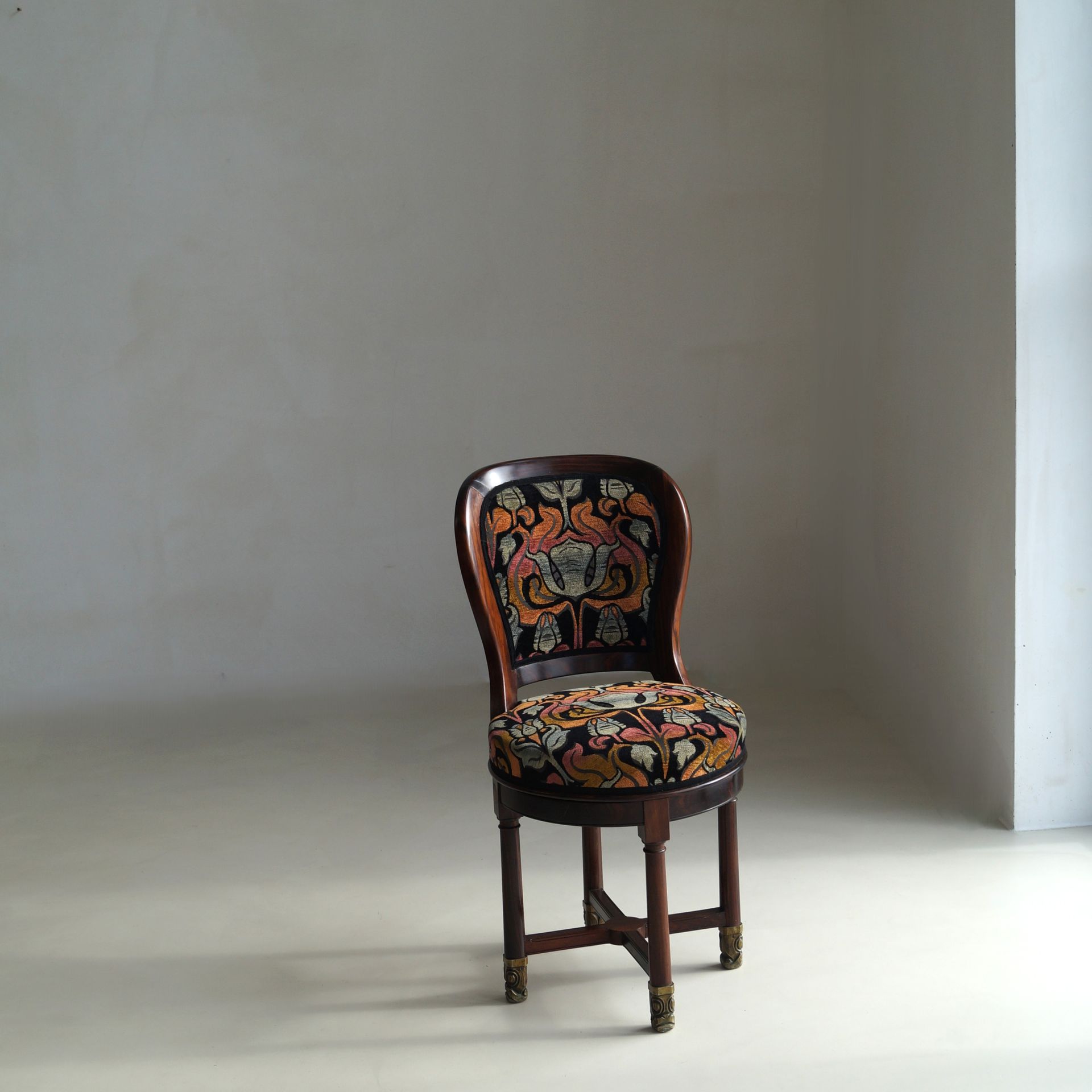 On Hold: Rare Nautical Swivel Chair by Carel Adolph Lion Cachet, Netherlands, c. 1920