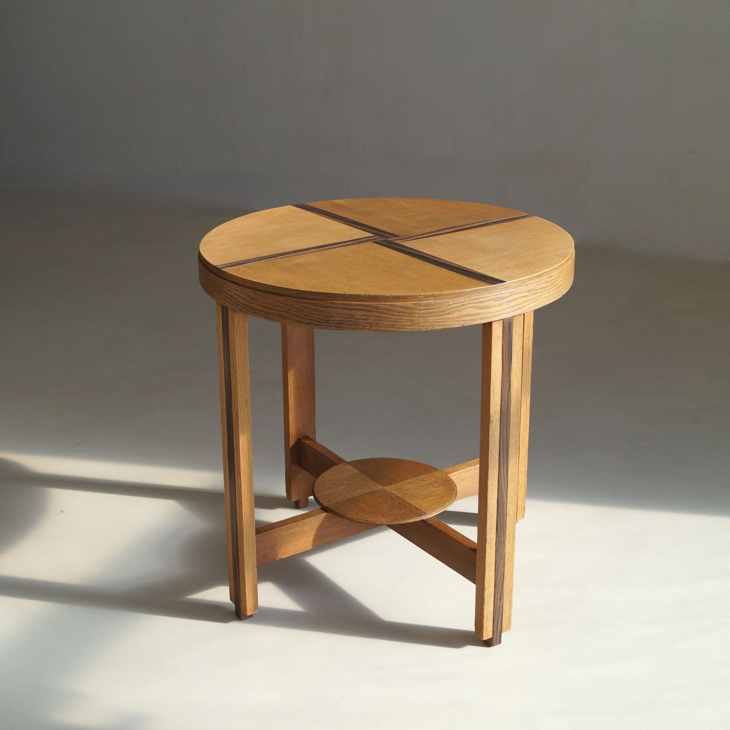 Dutch Art Deco Amsterdam School Side Table, 1920s Dutch Art Deco Amsterdam School Side Table, 1920s