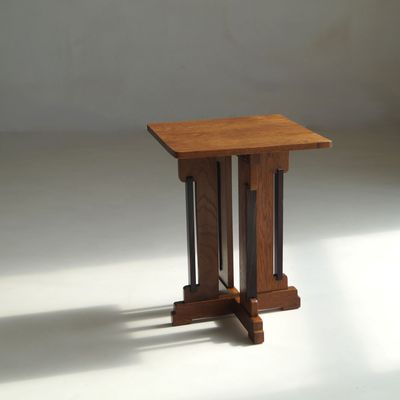 Dutch Art Deco accent table nr. 288 by P.E.L. Izeren for Genneper Molen, 1920s Dutch Art Deco accent table nr. 288 by P.E.L. Izeren for Genneper Molen, 1920s