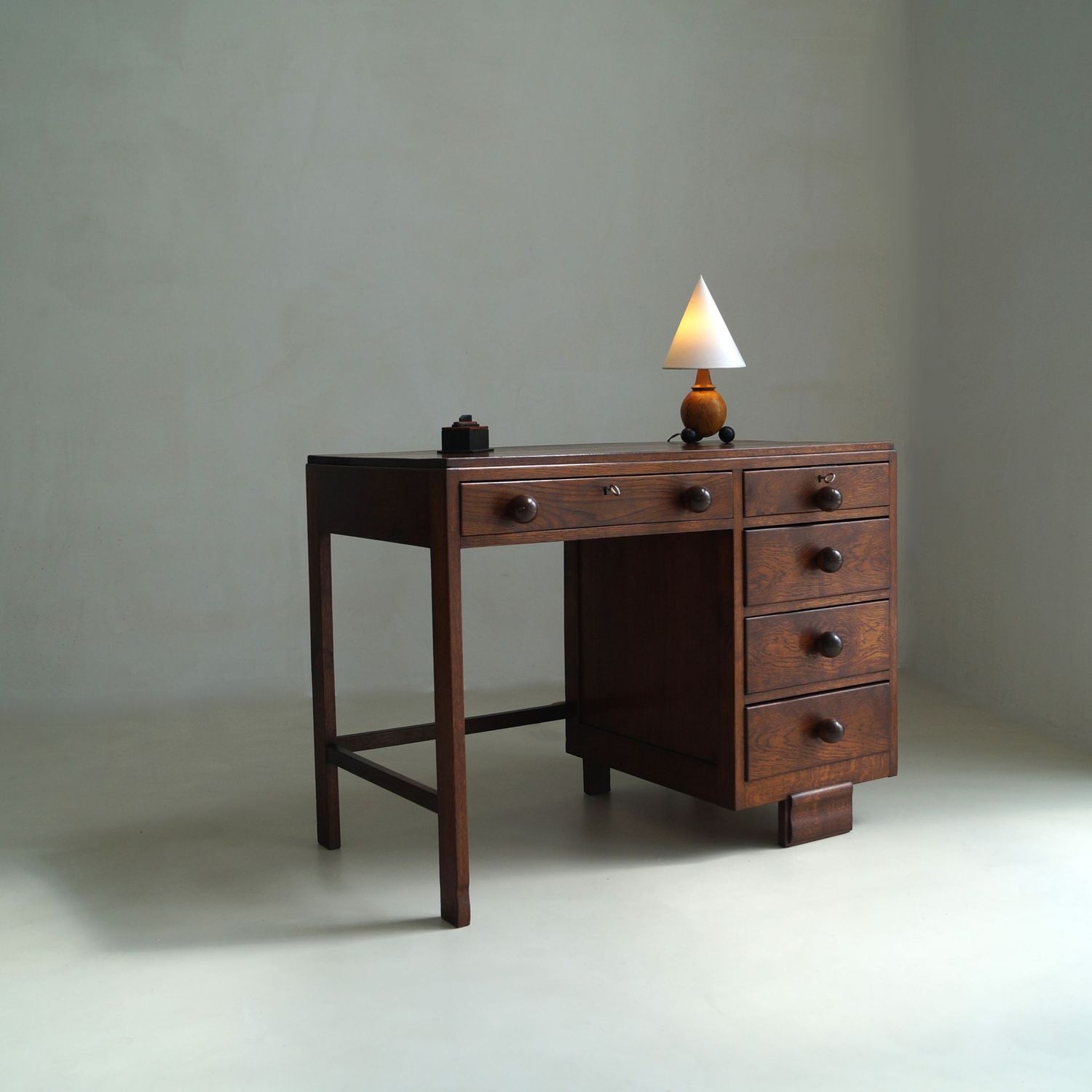 On Hold: Dutch Art Deco Desk, The Hague School, 1920s