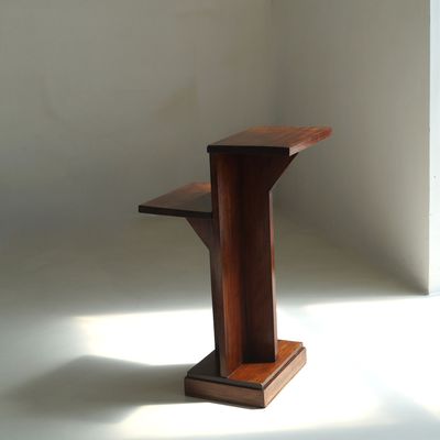 Dutch Art Deco Asymmetrical Pedestal, 1920s