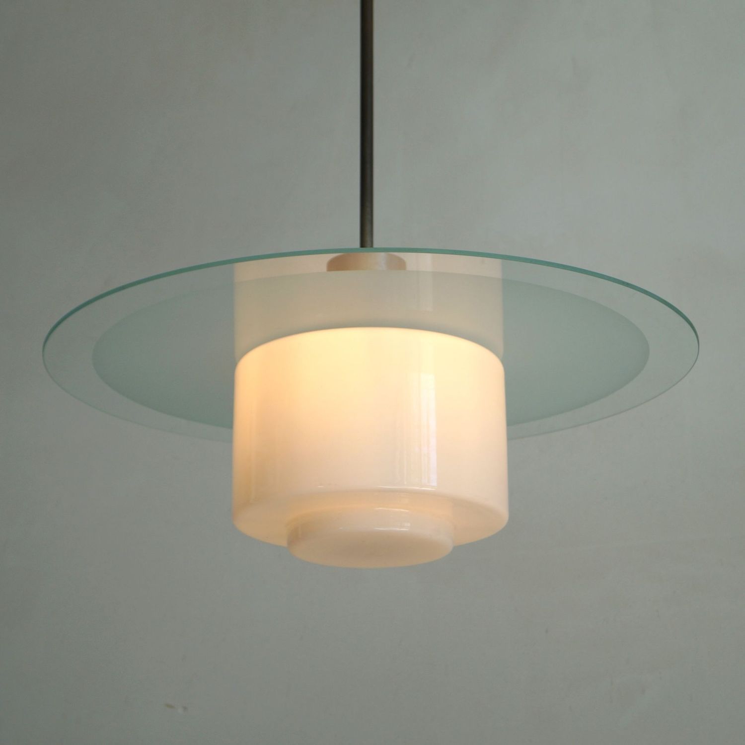 Dutch Modernist Gispen pendant lamp, GISO series no. 50, 1931