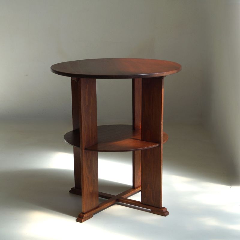 Dutch Art Deco Modernist Hague School Side Table, 1920s