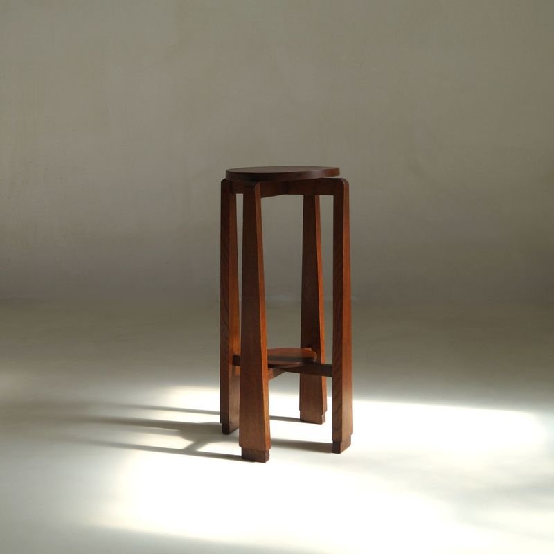 Elegant Dutch Art Deco Hague School Accent Table, 1920s