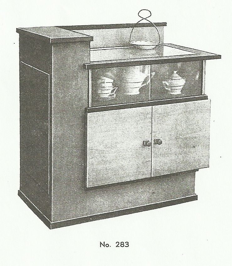 On Hold: Dutch Art Deco Tea / Drinks Cabinet, P.E.L. Izeren for De Genneper Molen, 1920s