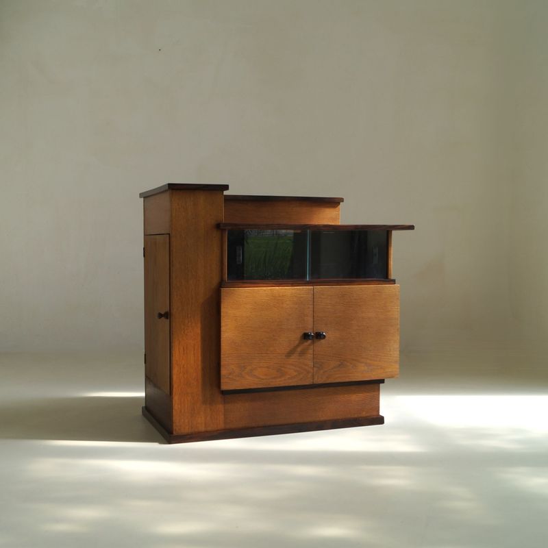 Dutch Art Deco Tea / Drinks Cabinet, P.E.L. Izeren for De Genneper Molen,  1920s