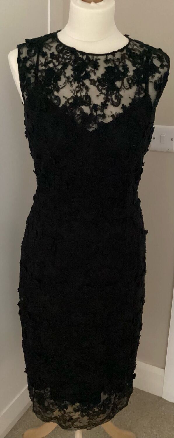 Dolce & Gabbana Black Lace Dress Size IT44