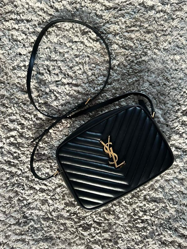 YSL Black Lou Lou Camera Bag