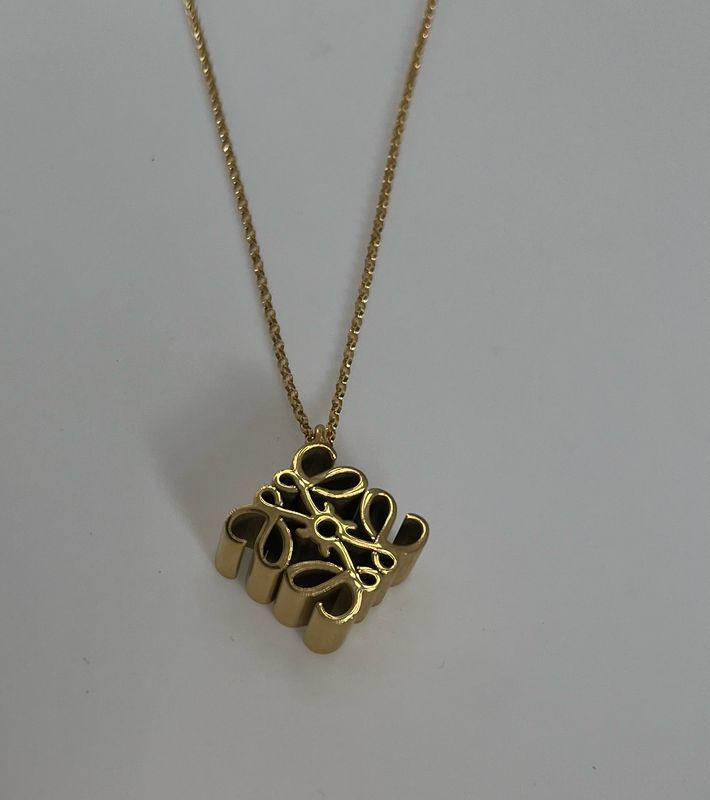 Designer’d Loewe Charm Pendant Necklace