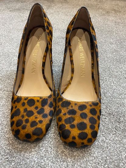 Stuart Weitzman Leopard Print Shoes Size 39
