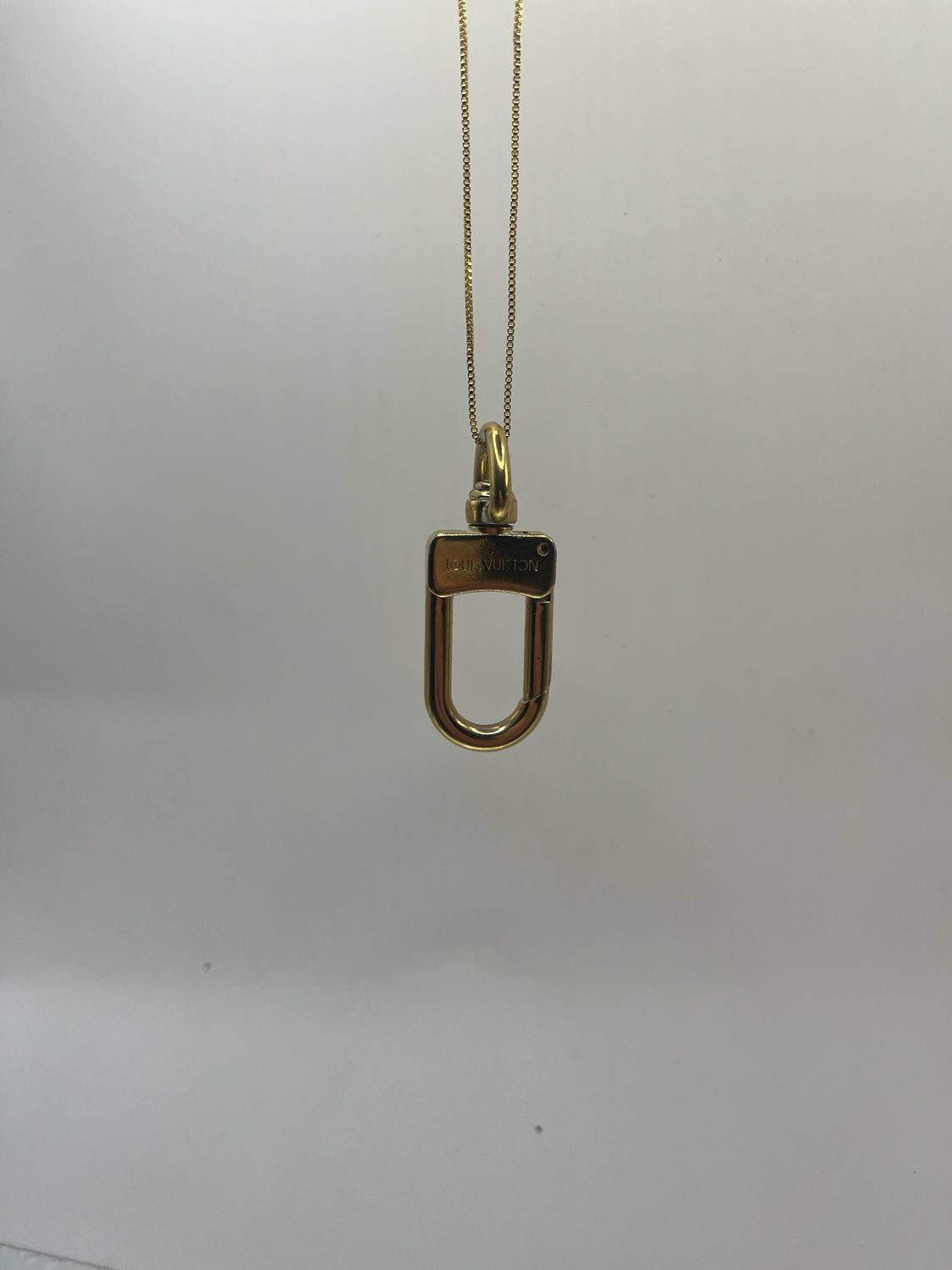 Designer’d Louis Vuitton Clasp Pendant Necklace