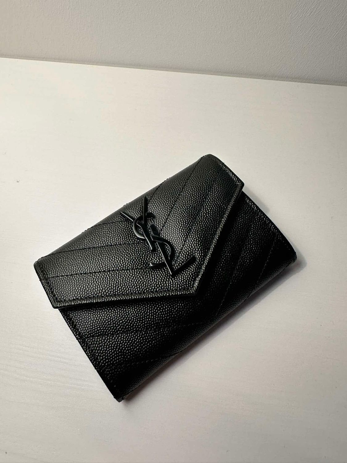 YSL Cassandre Matelasse Small Envelope Wallet