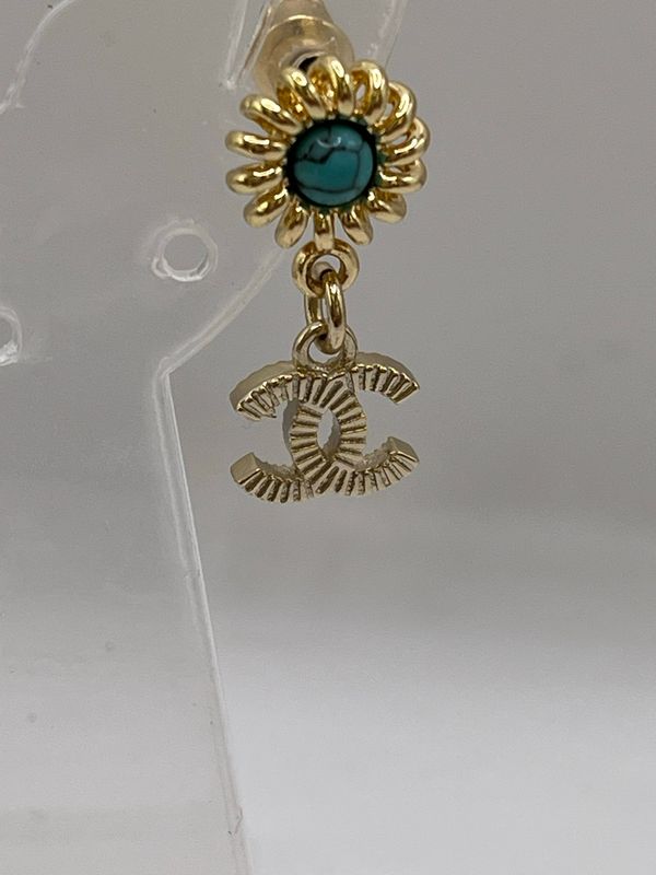 Designer’d Turquoise Blue CC Earrings