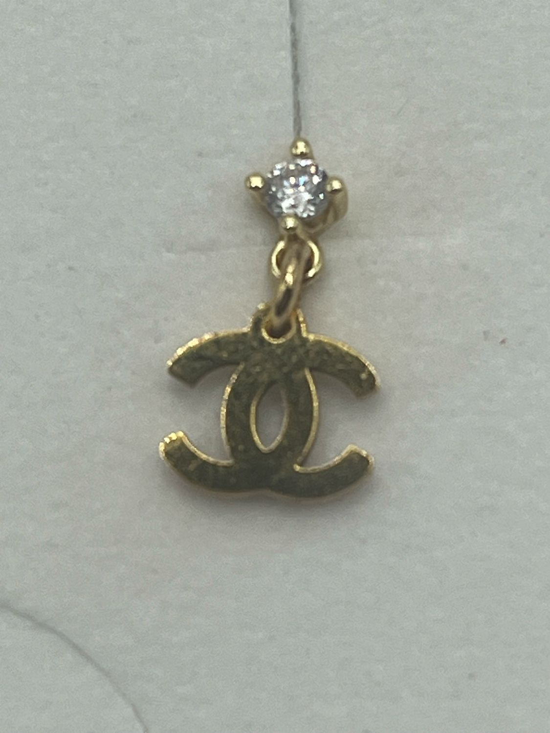 Designer’d Diamante CC Charm Stud Earrings